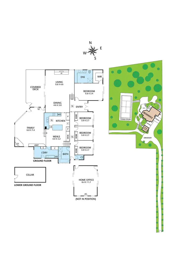 Floorplan of Homely house listing, 145 Research-Warrandyte Road, North Warrandyte VIC 3113