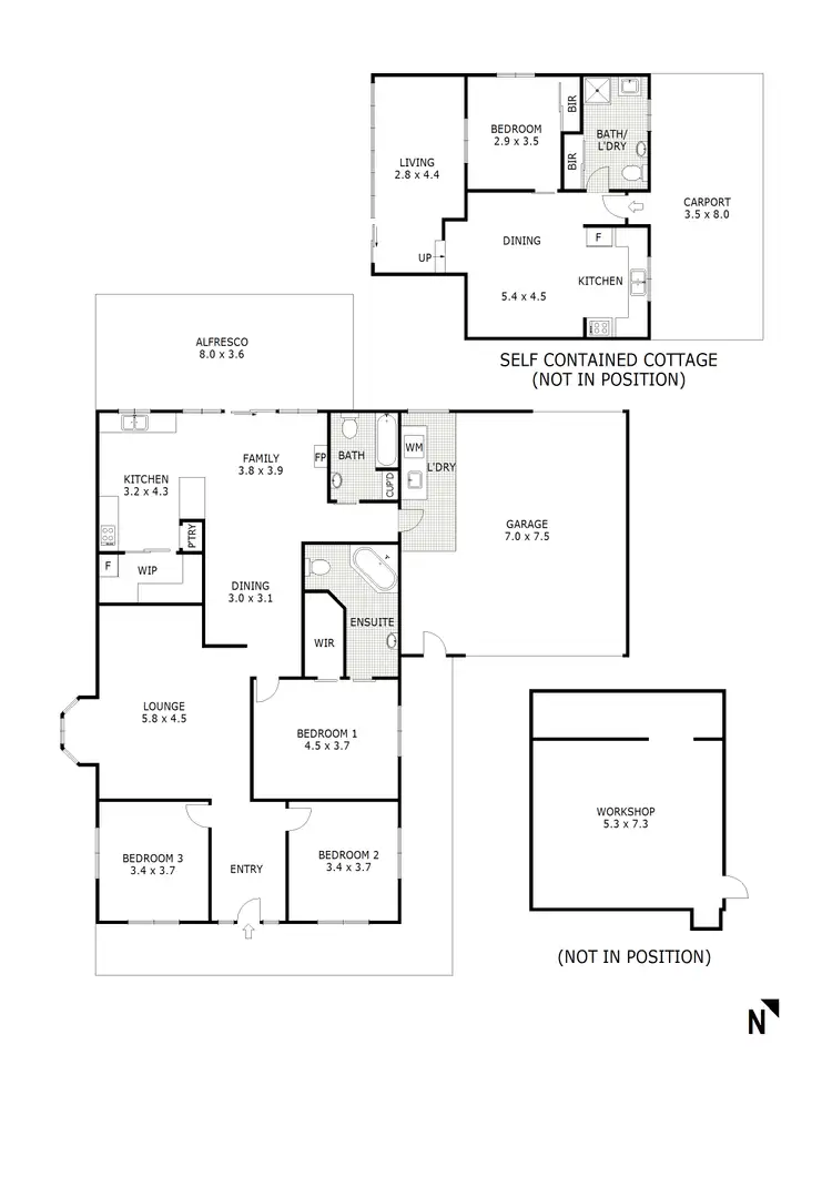 Floorplan of Homely house listing, 195 High Street, Broadford VIC 3658