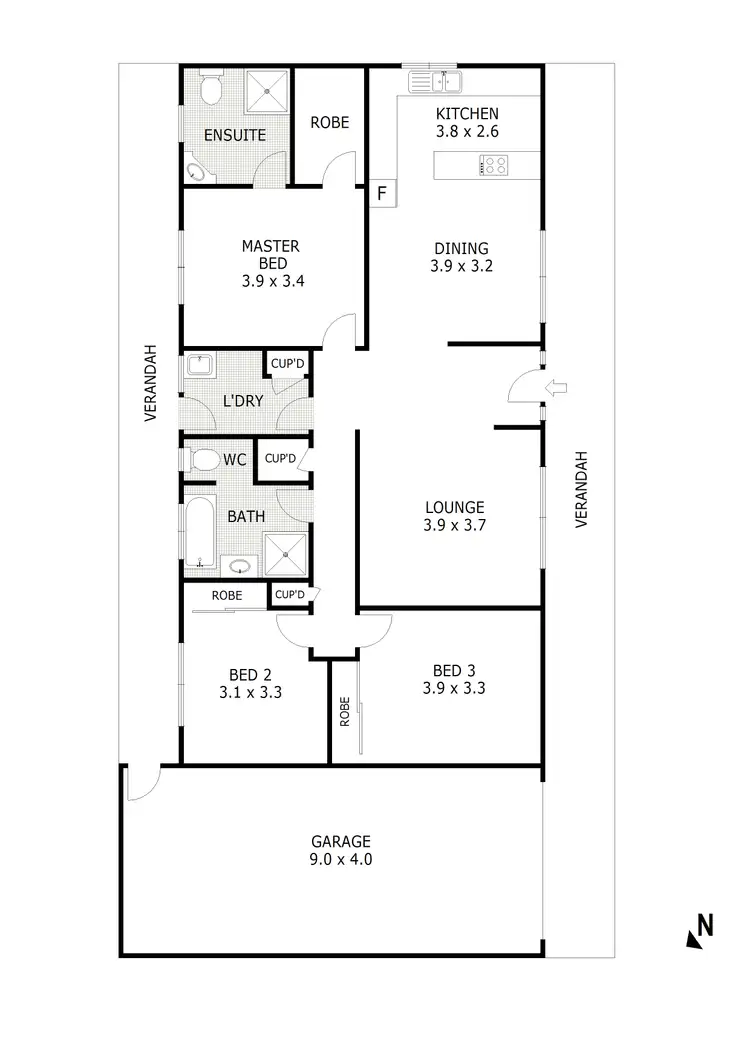 Floorplan of Homely house listing, 62 Reservoir Road, Broadford VIC 3658