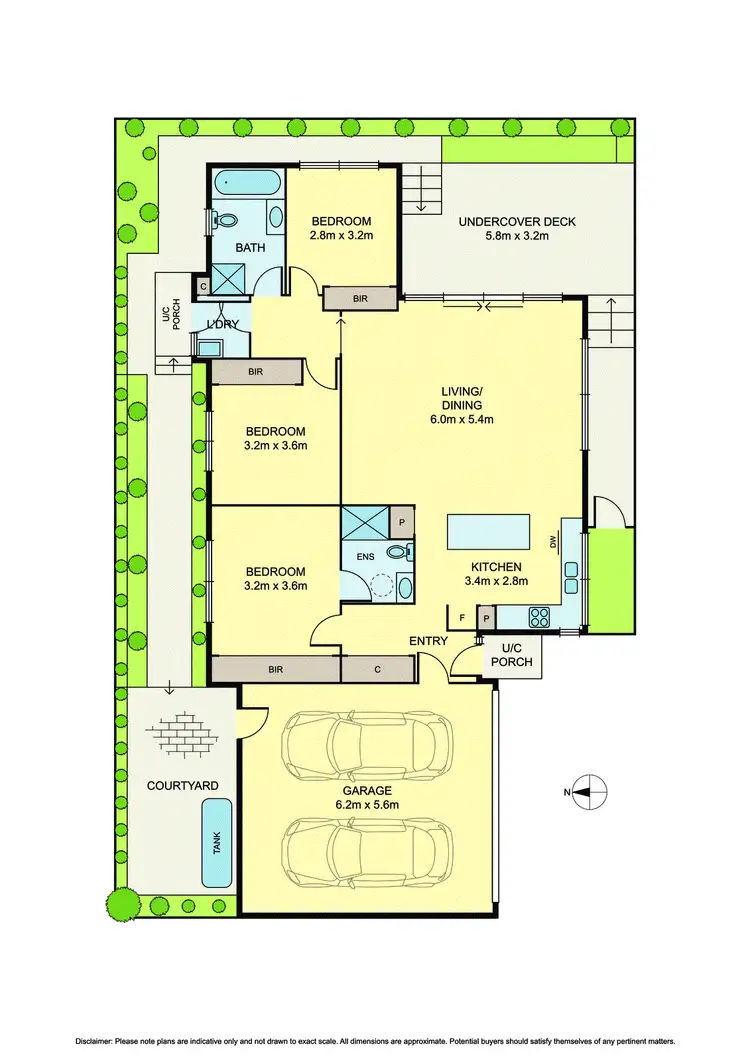 Floorplan of Homely unit listing, 4/2 Tyrrell Avenue, Blackburn VIC 3130