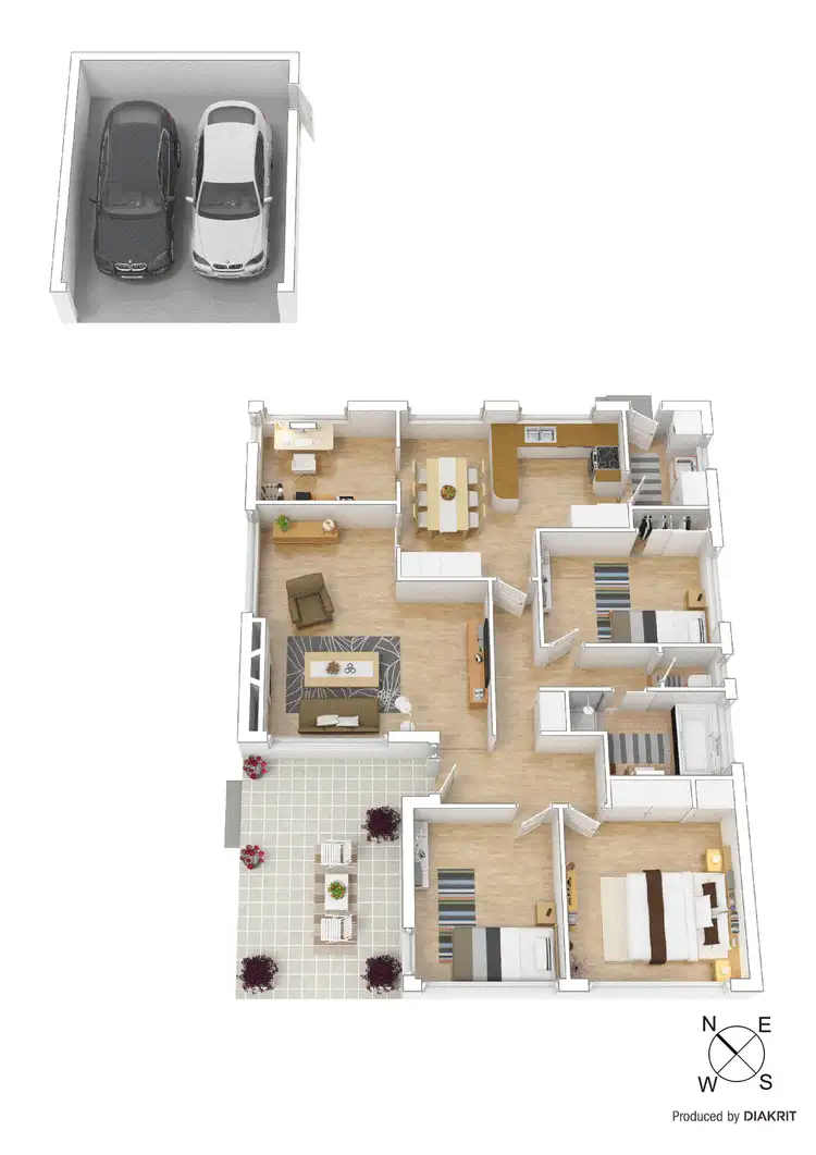 Floorplan of Homely house listing, 4 Mahala Court, Clayton South VIC 3169