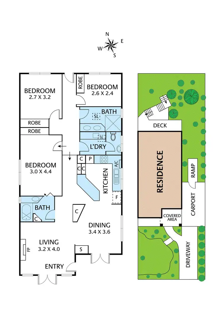 Floorplan of Homely house listing, 1/66 Livingstone Road, Eltham VIC 3095