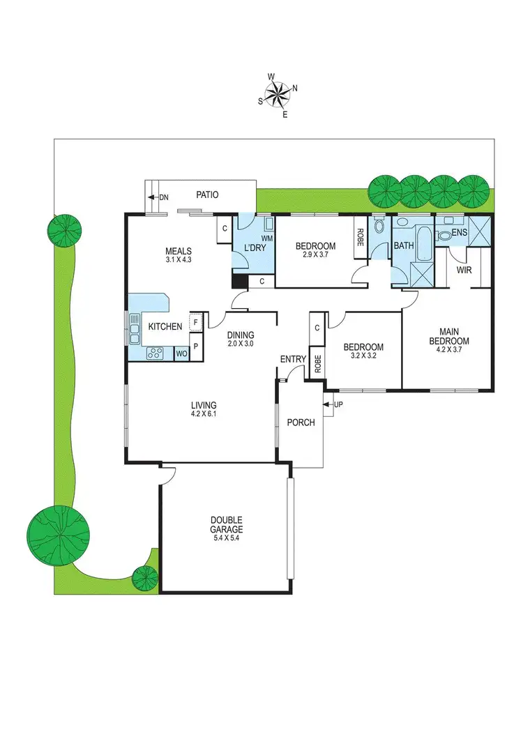 Floorplan of Homely unit listing, 3/19 St Huberts Road, Carnegie VIC 3163