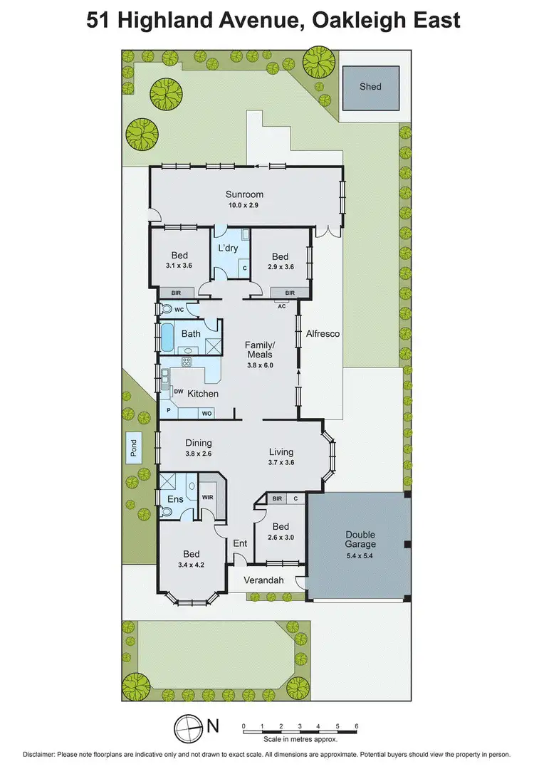 Floorplan of Homely house listing, 51 Highland Avenue, Oakleigh East VIC 3166