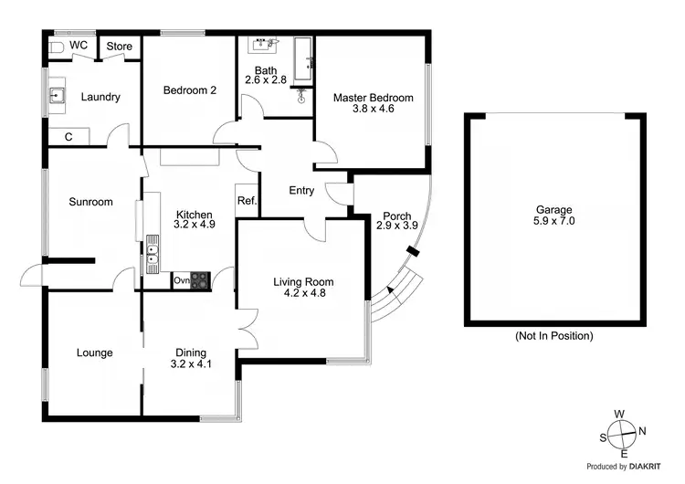 Floorplan of Homely house listing, 2 Nyora Road, Glen Iris VIC 3146