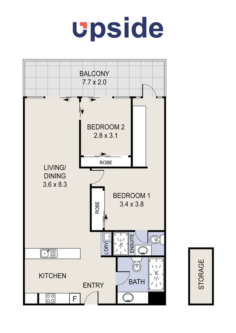 Floorplan of Homely apartment listing, 318/43 Currong Street, Braddon ACT 2612