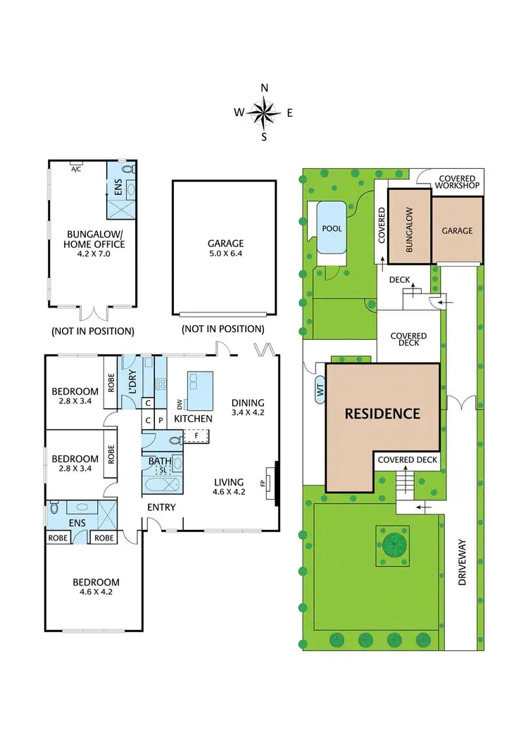 Floorplan of Homely house listing, 75 Brougham Street, Eltham VIC 3095