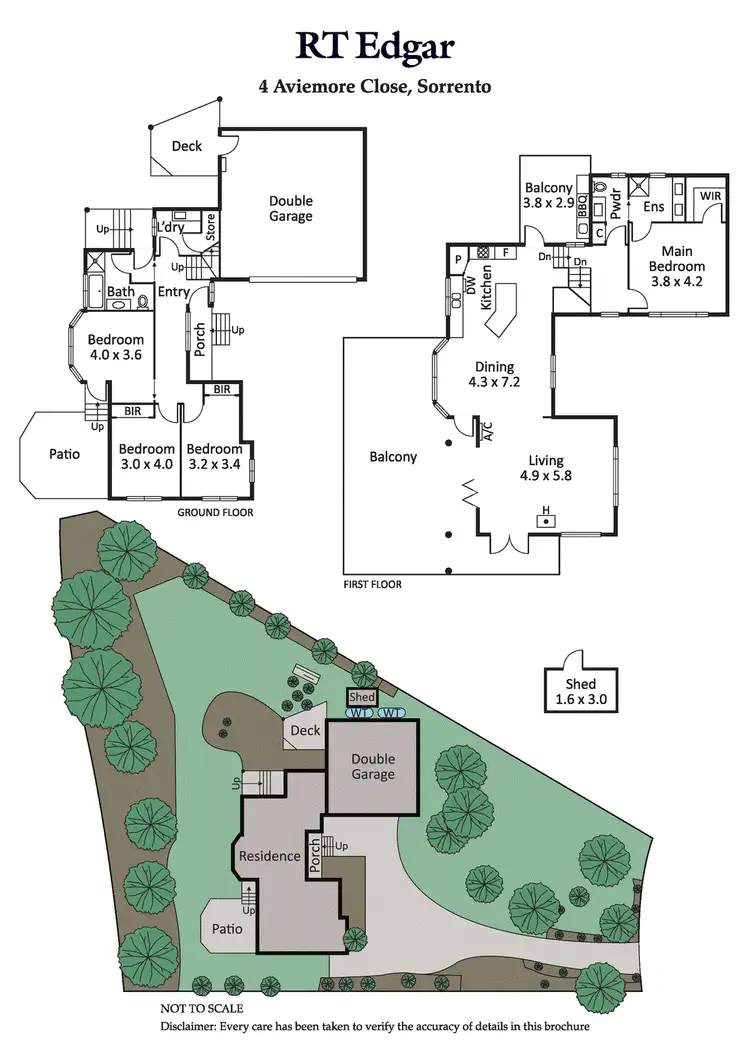 Floorplan of Homely house listing, 4 Aviemore Close, Sorrento VIC 3943