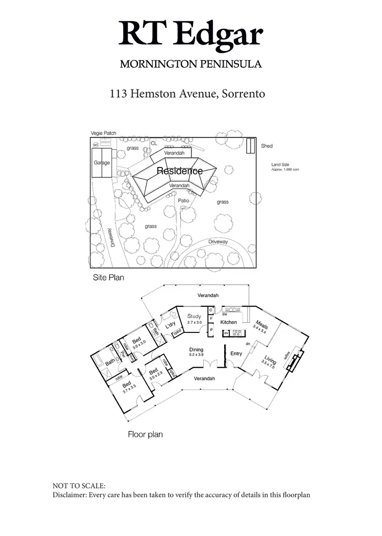 Floorplan of Homely house listing, 113 Hemston Avenue, Sorrento VIC 3943