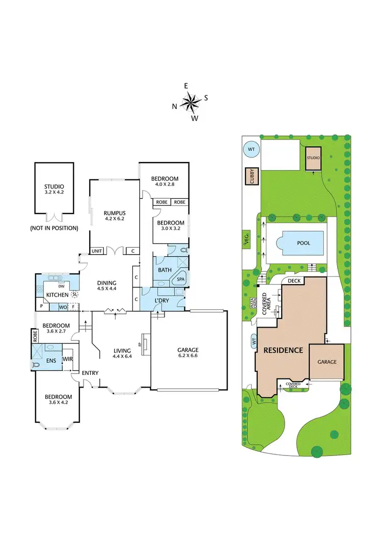 Floorplan of Homely house listing, 6 Victoria Close, Eltham VIC 3095