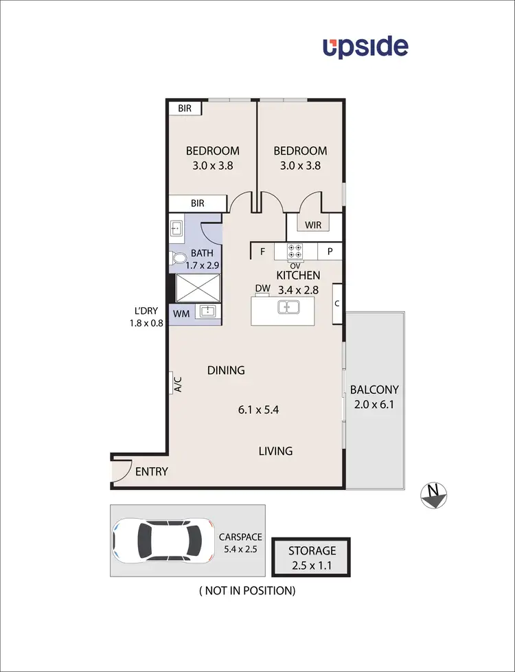 Floorplan of Homely unit listing, 201/14 Reynolds Avenue, Ringwood VIC 3134