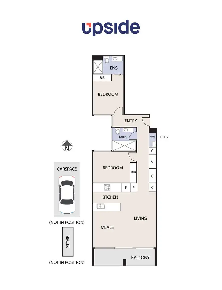 Floorplan of Homely unit listing, 303/35 Wellington Street, St Kilda VIC 3182