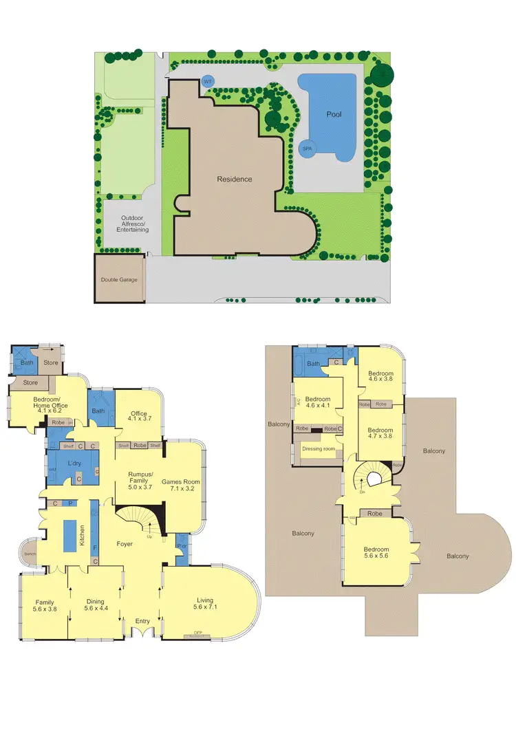 Floorplan of Homely house listing, 2 Milliara Grove, Brighton East VIC 3187