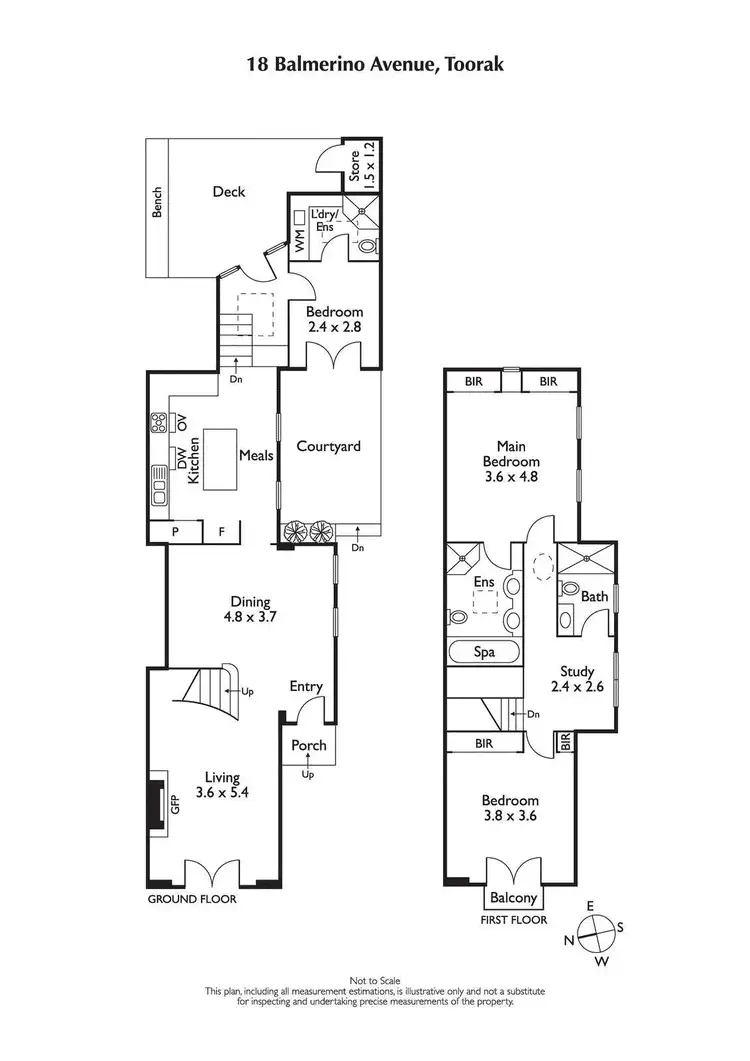 Floorplan of Homely house listing, 18 Balmerino Avenue, Toorak VIC 3142