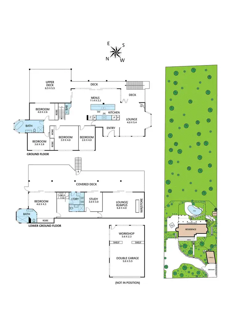 Floorplan of Homely house listing, 48 Glynns Road, North Warrandyte VIC 3113