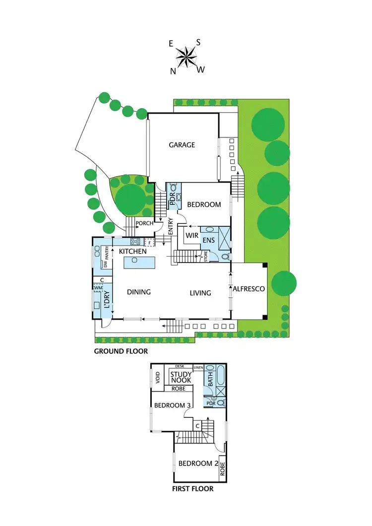 Floorplan of Homely house listing, 4/1386 Main Road, Eltham VIC 3095