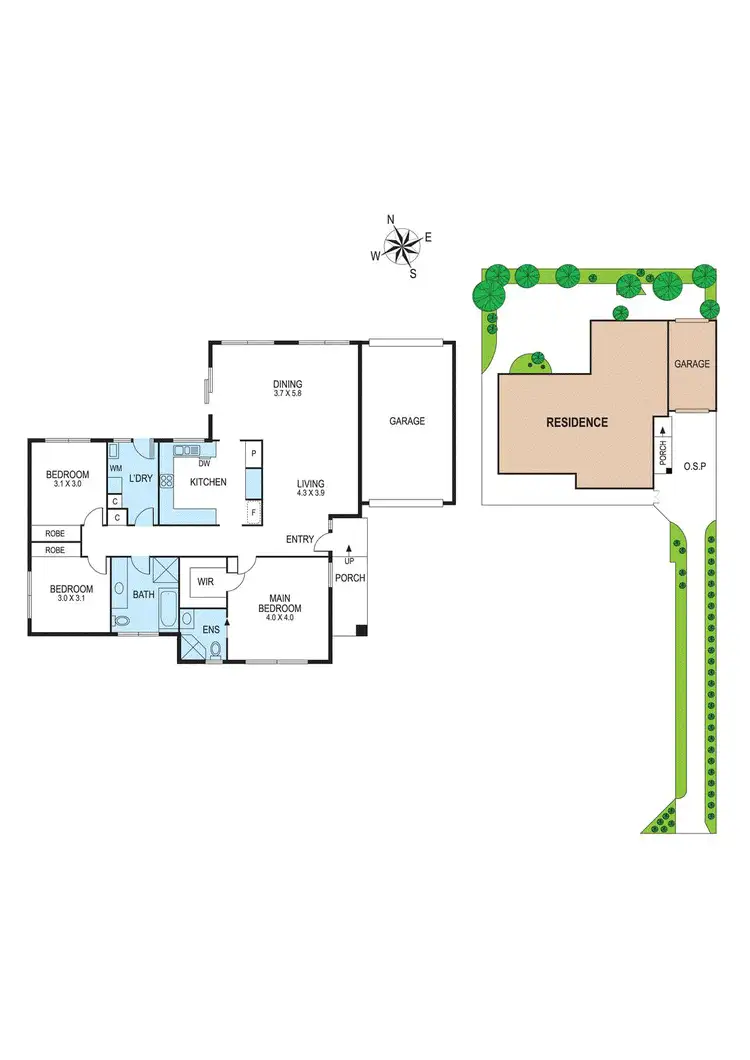 Floorplan of Homely unit listing, 25B Wamba Road, Bentleigh East VIC 3165