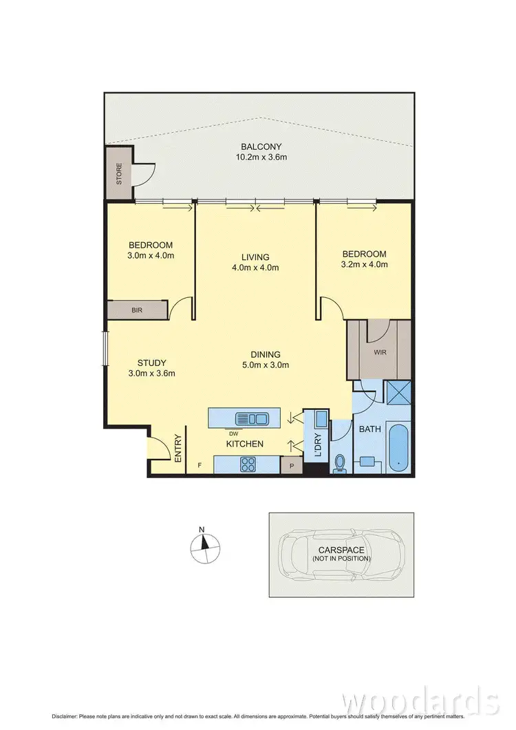Floorplan of Homely apartment listing, 205/1042 Doncaster Road, Doncaster East VIC 3109