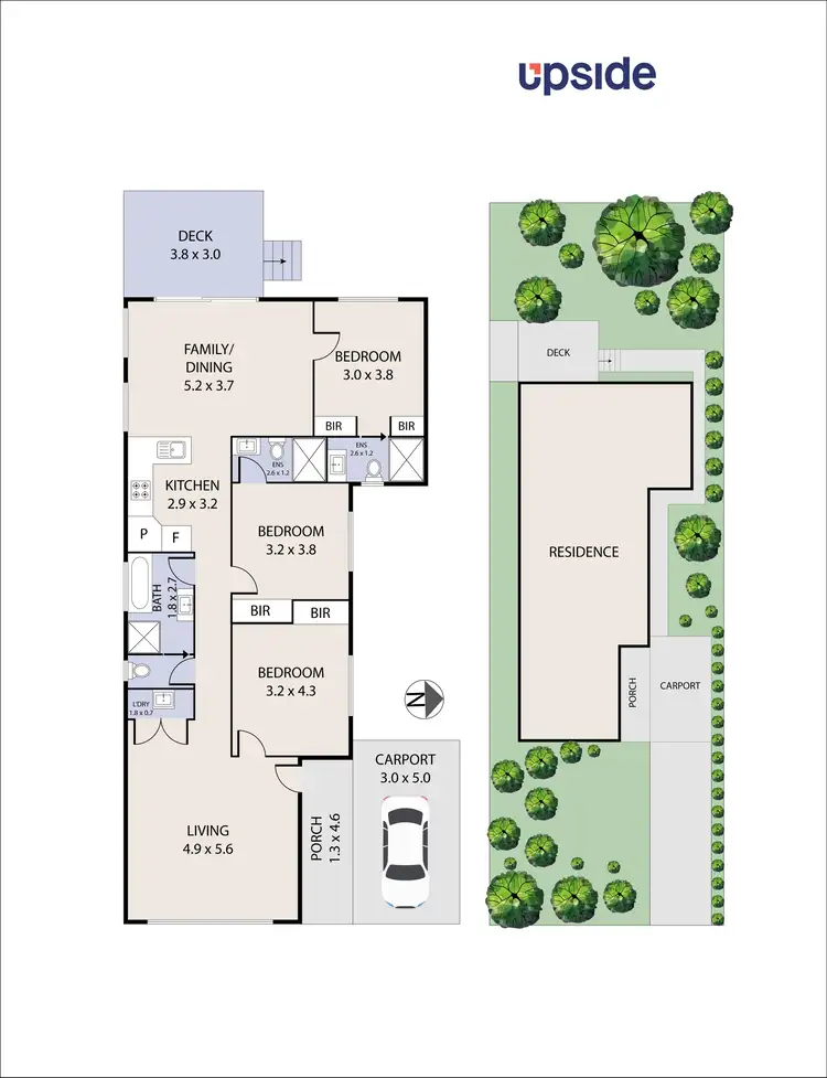 Floorplan of Homely house listing, 76 Eighth Avenue, Rosebud VIC 3939