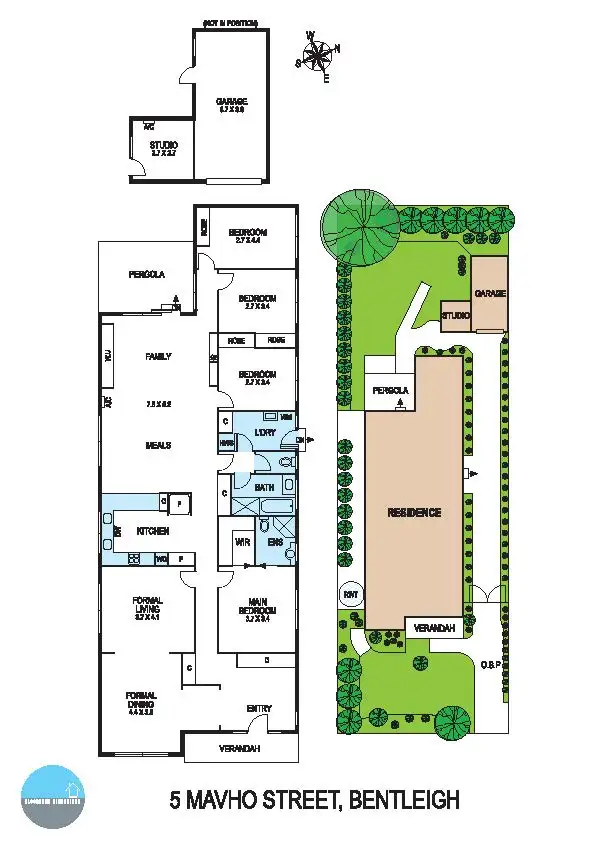 Floorplan of Homely house listing, 5 Mavho Street, Bentleigh VIC 3204