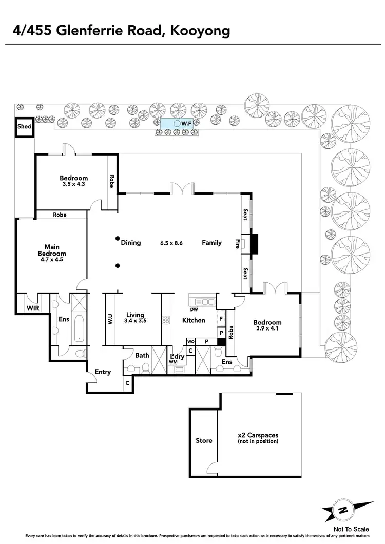 Floorplan of Homely apartment listing, 4/455 Glenferrie Road, Kooyong VIC 3144