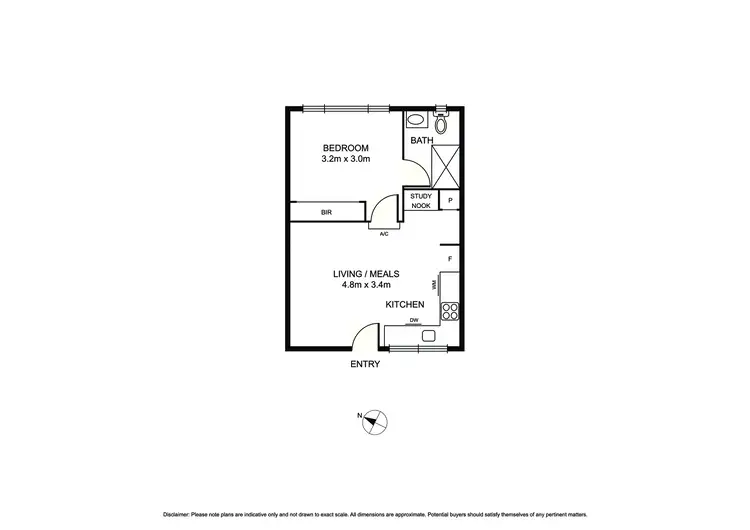 Floorplan of Homely apartment listing, 23/24 Tennyson Street, Elwood VIC 3184