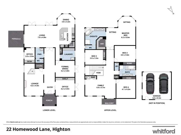 Floorplan of Homely house listing, 22 Homewood Lane, Highton VIC 3216