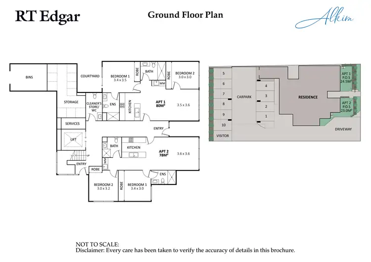 Floorplan of Homely apartment listing, 2/100 The Parade, Ocean Grove VIC 3226
