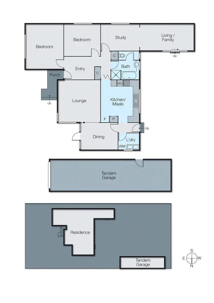Floorplan of Homely house listing, 41 Prince Charles Street, Clayton VIC 3168
