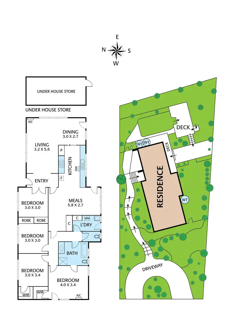 Floorplan of Homely house listing, 186 Scenic Crescent, Eltham North VIC 3095