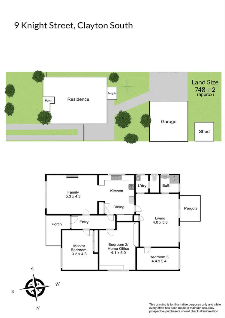 Floorplan of Homely house listing, 9 Knight Street, Clayton South VIC 3169