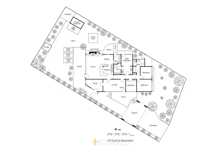Floorplan of Homely house listing, 33 Cloris Avenue, Beaumaris VIC 3193
