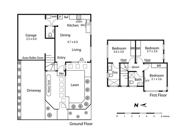 Floorplan of Homely townhouse listing, 4/52 Parkers Road, Parkdale VIC 3195