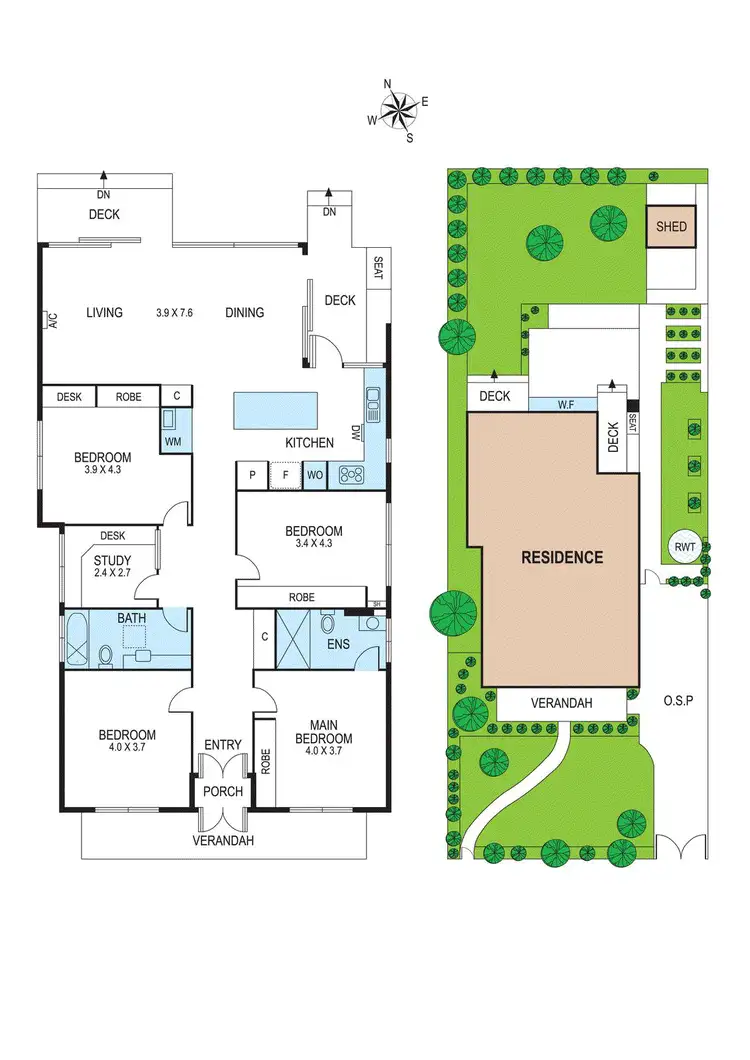 Floorplan of Homely house listing, 3 Atkinson Street, Bentleigh VIC 3204
