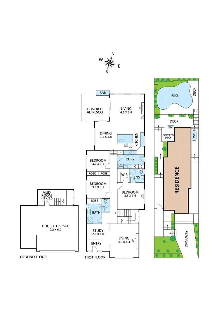Floorplan of Homely house listing, 95A Fernside Avenue, Briar Hill VIC 3088