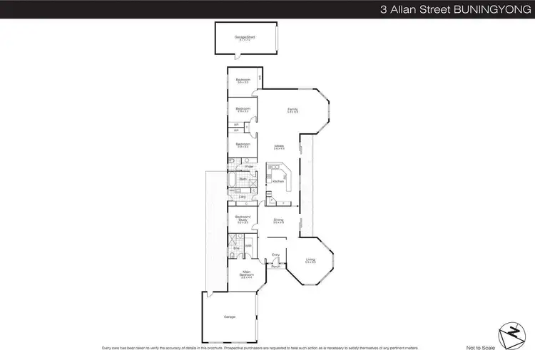 Floorplan of Homely house listing, 3 Allan Street, Buninyong VIC 3357