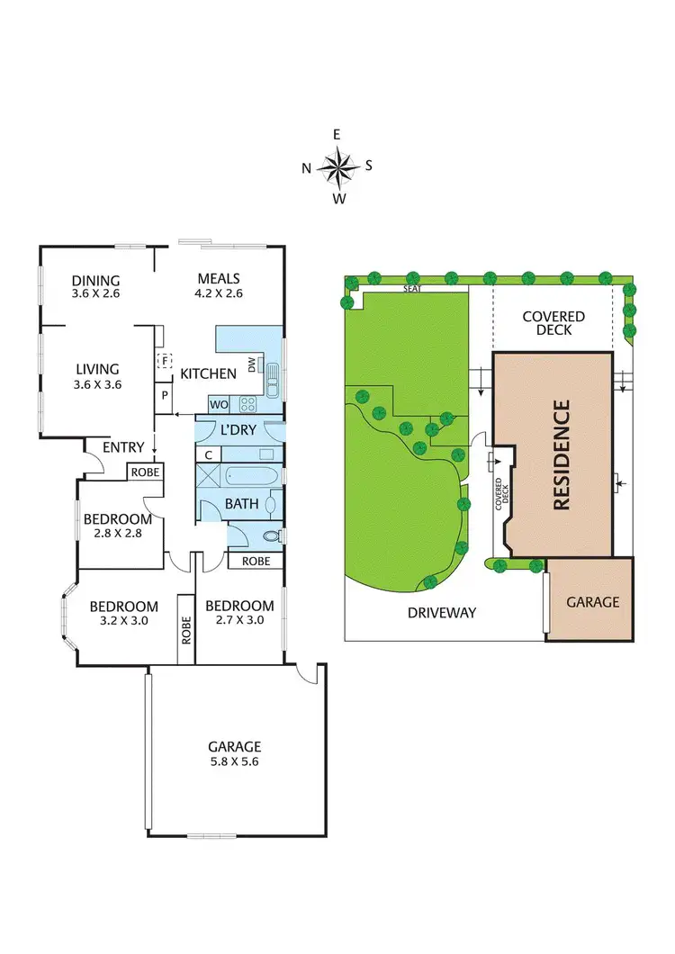 Floorplan of Homely unit listing, 1/172 Pitt Street, Eltham VIC 3095