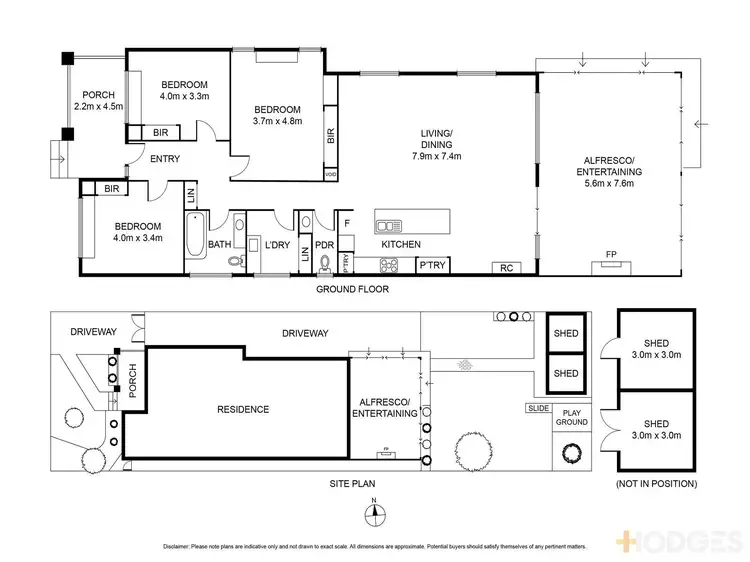 Floorplan of Homely house listing, 7 Hodgson Street, Geelong West VIC 3218