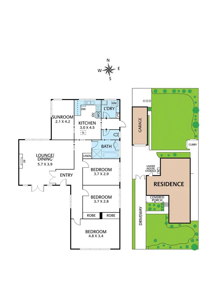 Floorplan of Homely house listing, 3 Wagner Street, Blackburn South VIC 3130