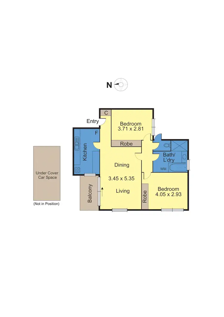 Floorplan of Homely apartment listing, 2/11 Grandview Grove, Hawthorn East VIC 3123