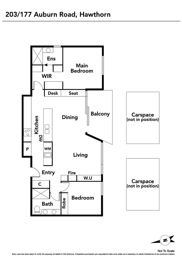 Floorplan of Homely apartment listing, 203/177 Auburn Road, Hawthorn VIC 3122