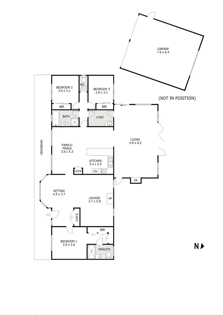 Floorplan of Homely house listing, 23 McNaughton Close, Wallan VIC 3756