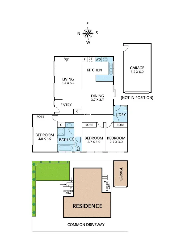 Floorplan of Homely unit listing, 1/57 Oban Road, Ringwood VIC 3134