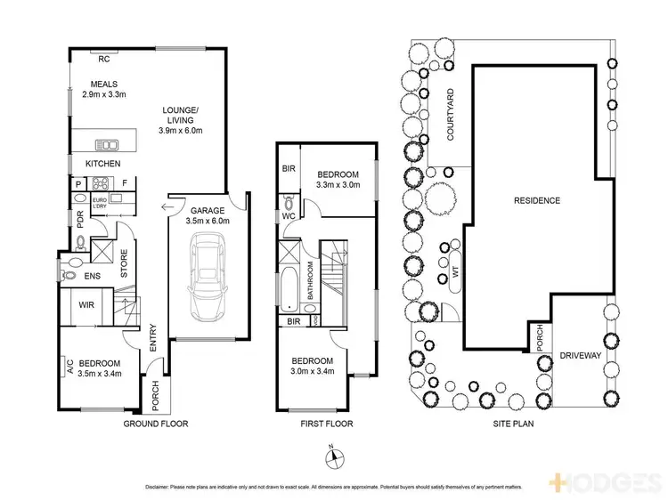 Floorplan of Homely house listing, 1a Vautier Street, Rippleside VIC 3215