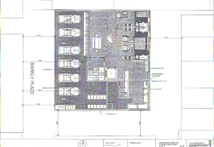 Floorplan of Homely studio listing, 406/24 Barkly Place, Carlton VIC 3053