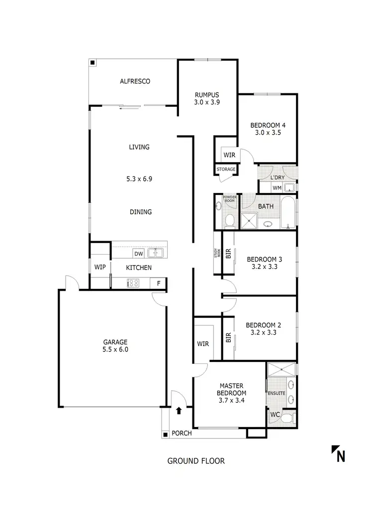 Floorplan of Homely house listing, 14 Claredon Crescent, Wallan VIC 3756