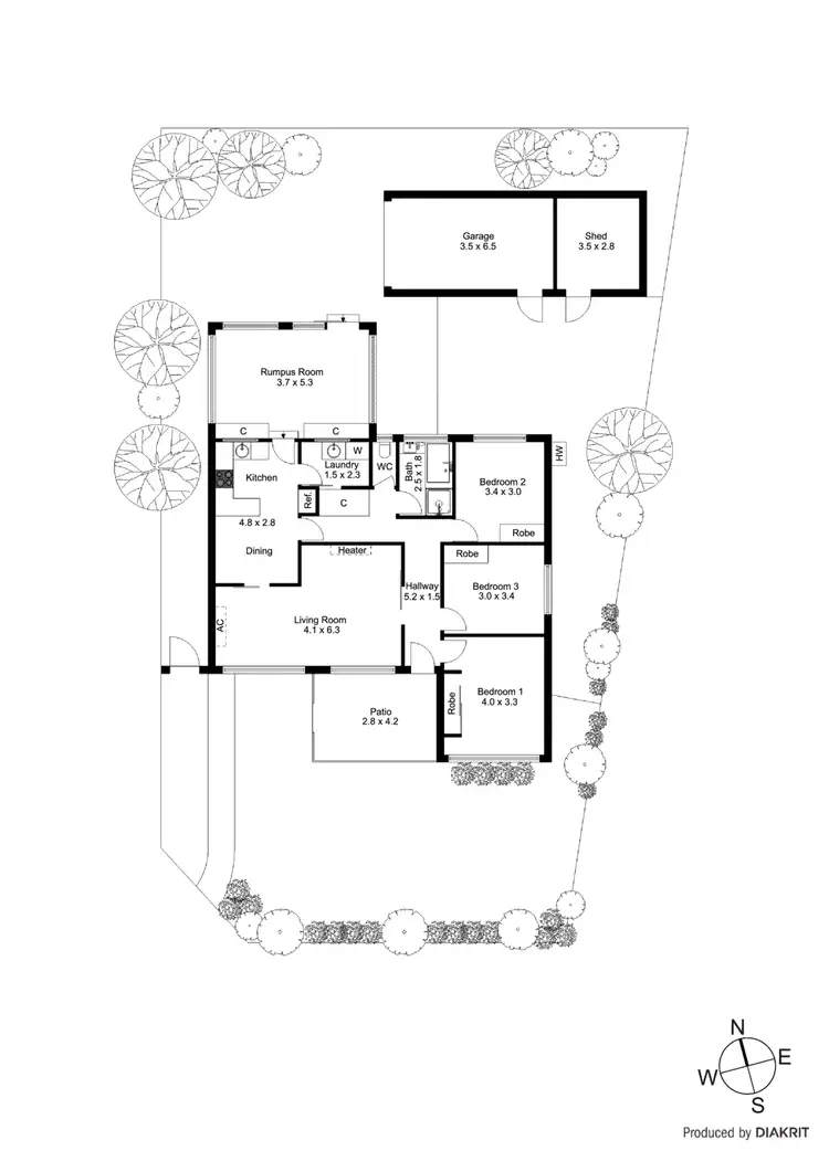 Floorplan of Homely house listing, 58 Sylvander Street, Clayton South VIC 3169