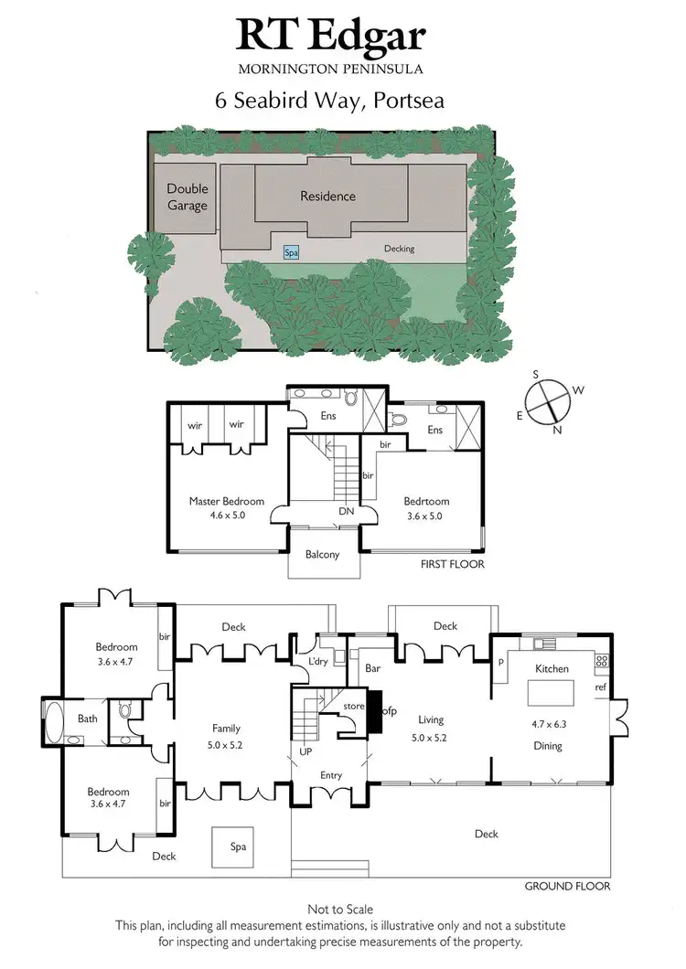 Floorplan of Homely house listing, 6 Seabird Way, Portsea VIC 3944