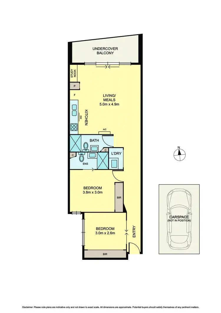 Floorplan of Homely apartment listing, 203/33 Harrow Street, Box Hill VIC 3128