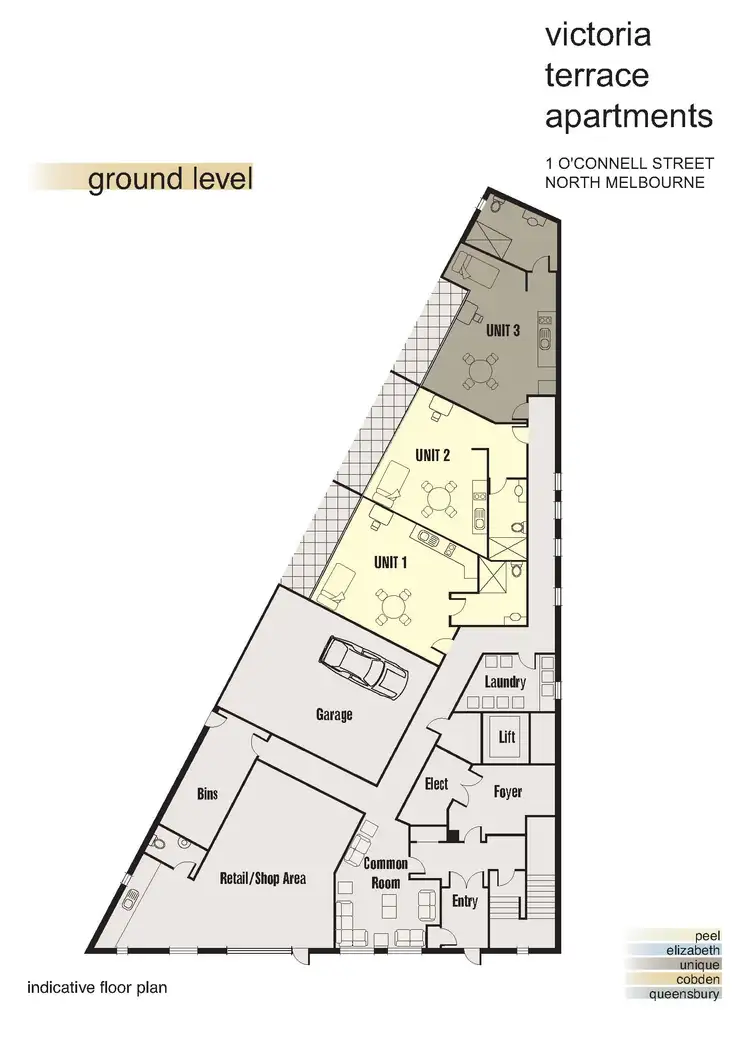 Floorplan of Homely apartment listing, 08/1 O'Connell Street, North Melbourne VIC 3051
